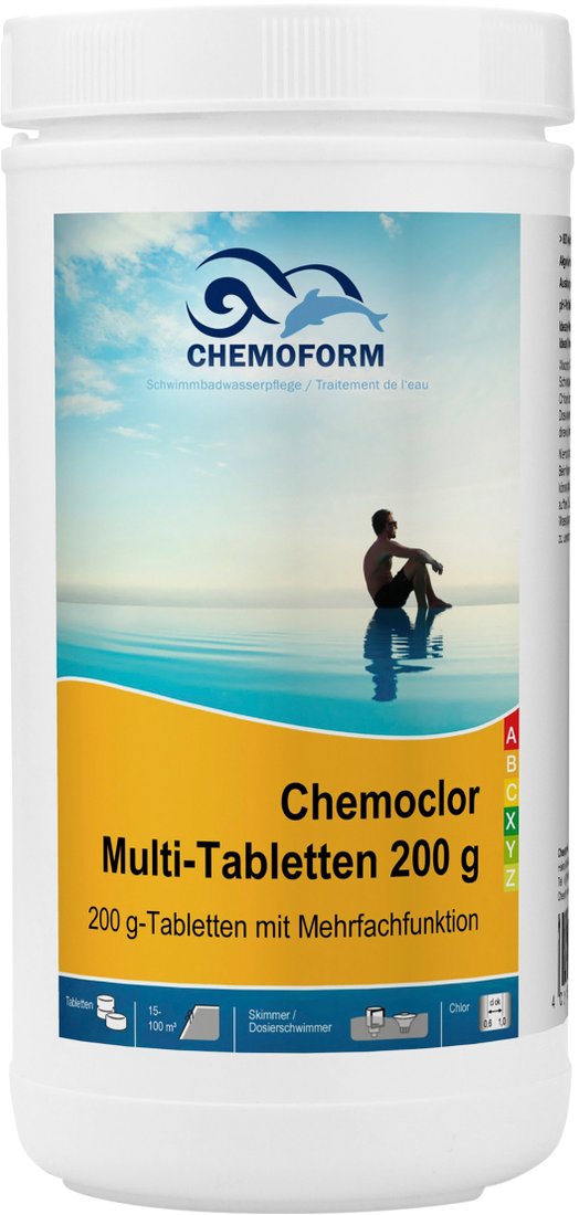 

Химия для бассейна Chemoform Всё-в-одном мульти-таблетки 200 г 1 кг
