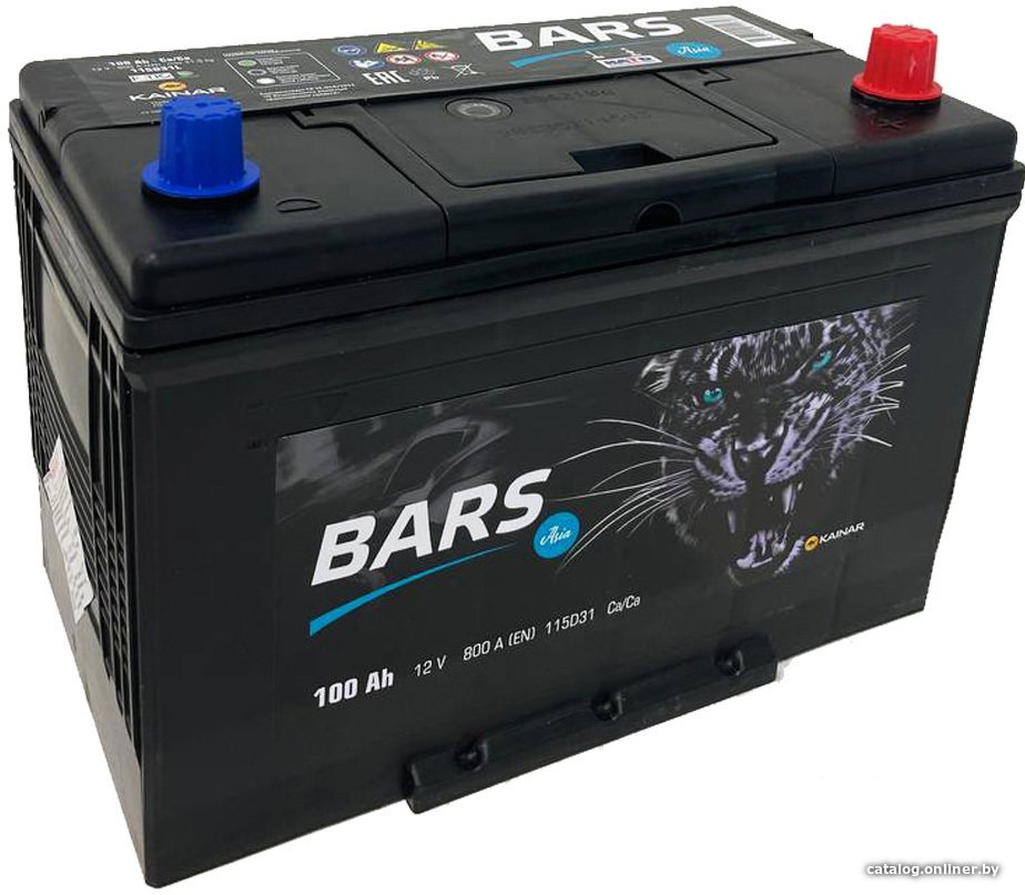 Автомобильный аккумулятор BARS Asia 100 JR+ (100 А·ч)
