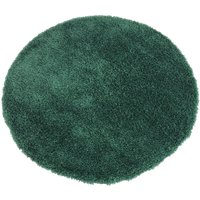 Ковер для жилой комнаты LAXMI Fluffy 01 круг (2.4x2.4, Dark Green)