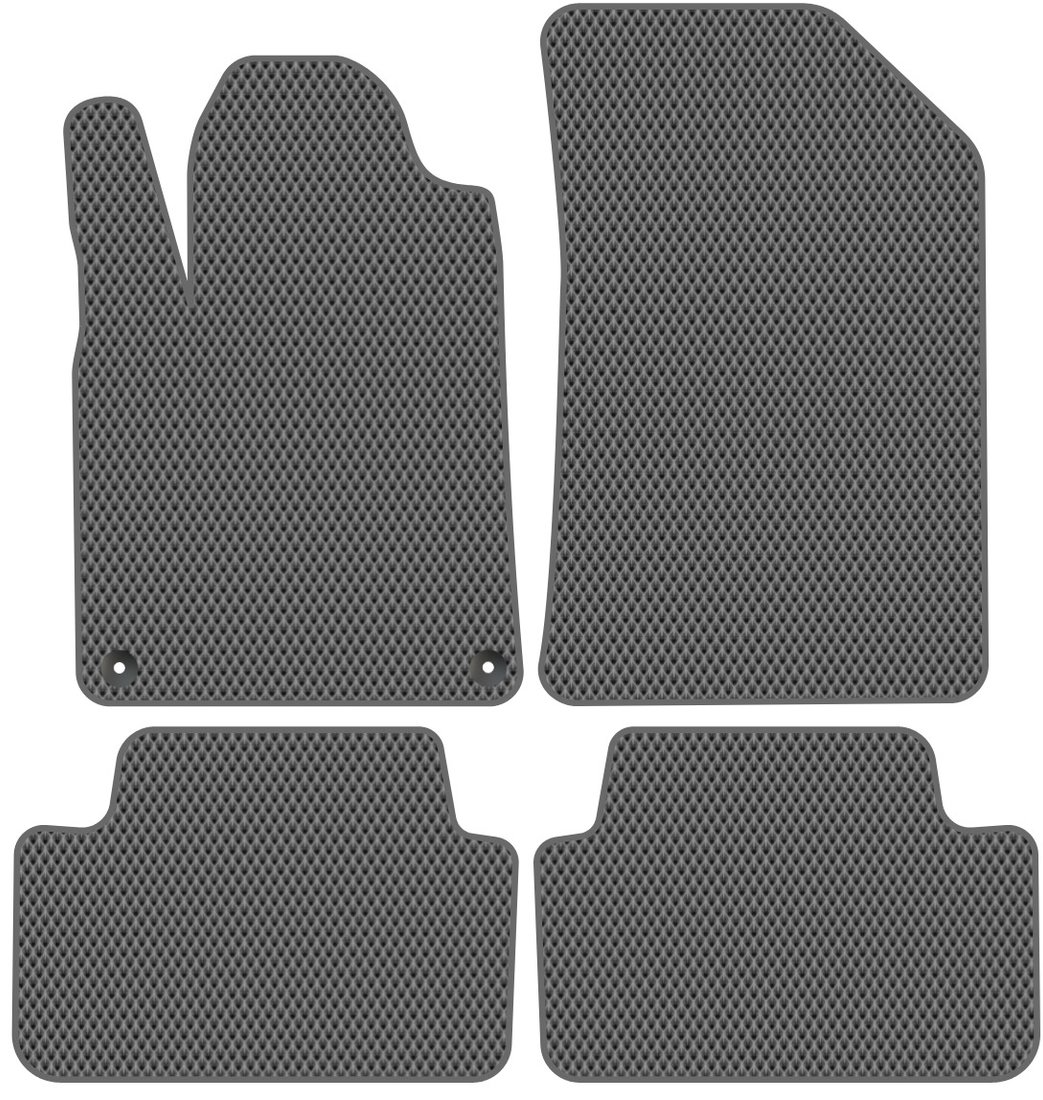 

Комплект ковриков для авто Alicosta Peugeot 407 I (седан / 6D) 2004 - 2010 (серый, ромб)