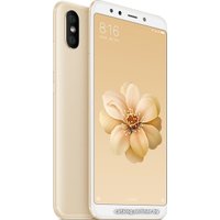 Телефон Xiaomi Mi 6X 6GB/128GB (золотистый)