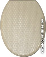 Сиденье для унитаза Violet Ротанг 112020 (латте)