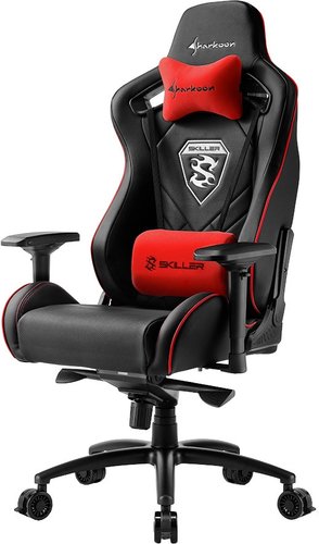 Игровое (геймерское) кресло Sharkoon Shark Skiller SGS4 BK/RD (черный/красный)