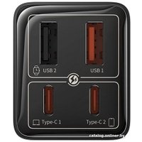 Сетевое зарядное Baseus GaN6 Pro Fast Charger 2C+2U 65W P10162701113-00 (черный)