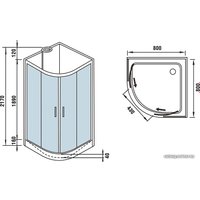 Душевая кабина WeltWasser WW500 Werra 801