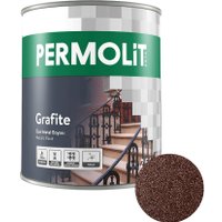 Грунт-эмаль PERMOLIT Grafite антикоррозийная с эффектом металлик 1765 0.75 кг (темно-коричневый)