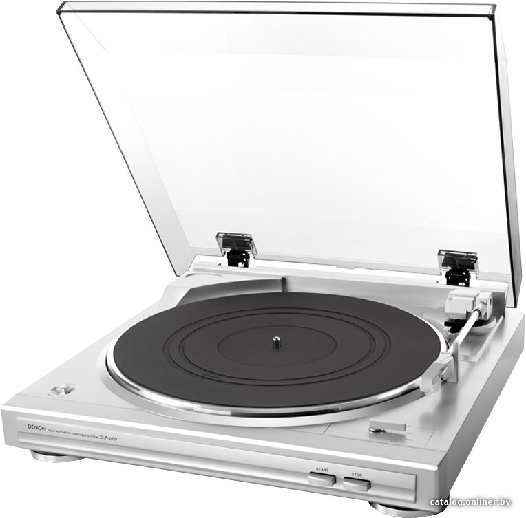 Виниловый проигрыватель Denon DP-29F (серебристый)