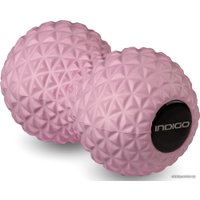 Массажный мяч Indigo IN277 17x8.5 см (розовый)