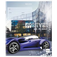 Школьная тетрадь BRAUBERG Sports car 106479 (18 л, клетка)