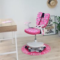 Детское ортопедическое кресло AksHome Pegas (розовый с котятами)