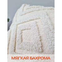 Чехол на подушку Matex Tufted ALEX-020 (слоновая кость/топленое молоко)