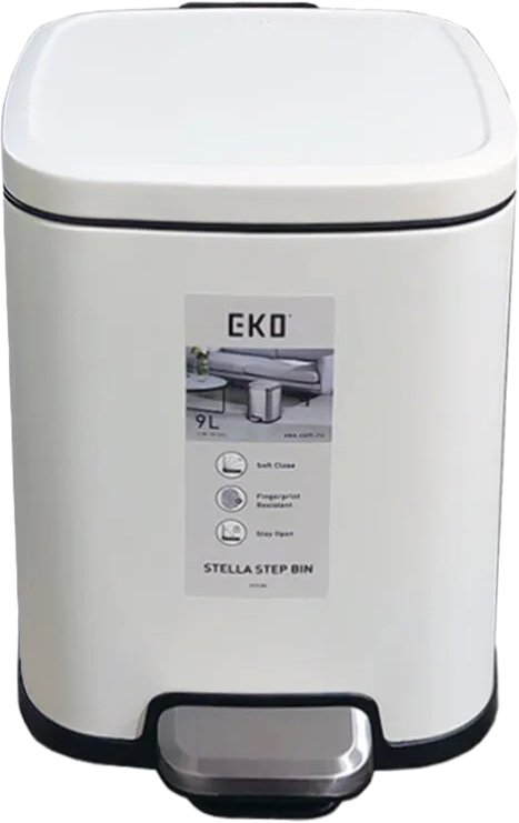 

Мусорное ведро Eko Stella EK9384 9 л (белый)