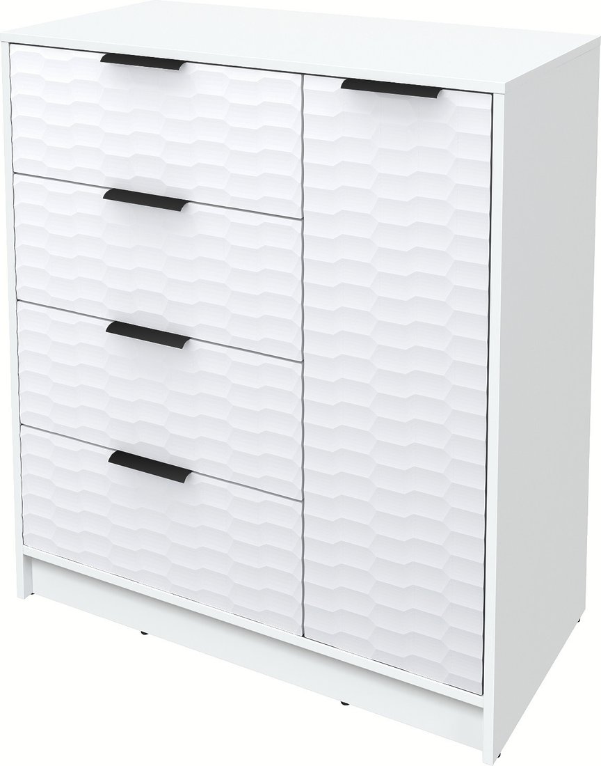 

Тумба Интерлиния Концепт Зодиак КТ-Т90 (белый платинум/белый)