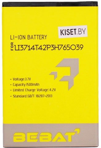

Аккумулятор для телефона Bebat LI3714T42P3H765039