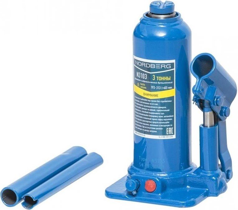 

Бутылочный домкрат Nordberg N3103 3т