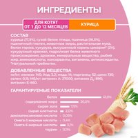 Сухой корм для кошек Purina ONE для котят с курицей и цельными злаками 200 г в Бобруйске