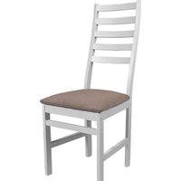 Стул M&M Элио (Белая эмаль/Капучино 6)