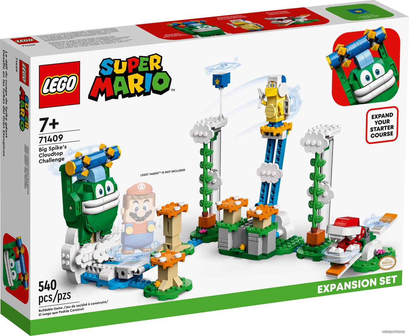 Конструктор LEGO Super Mario 71409 Дополнительный набор Испытание Огромного Спайка в облаках