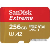 Карта памяти SanDisk Extreme SDSQXAV-256G-GN6MA microSDXC 256GB