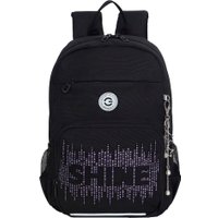 Школьный рюкзак Grizzly RG-464-3f (черный/фиолетовый)