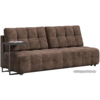 Диван Craftmebel Boss mini new (БНП, ткань, alkantara шоколадный)