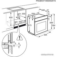 Электрический духовой шкаф Electrolux OPEB2500V