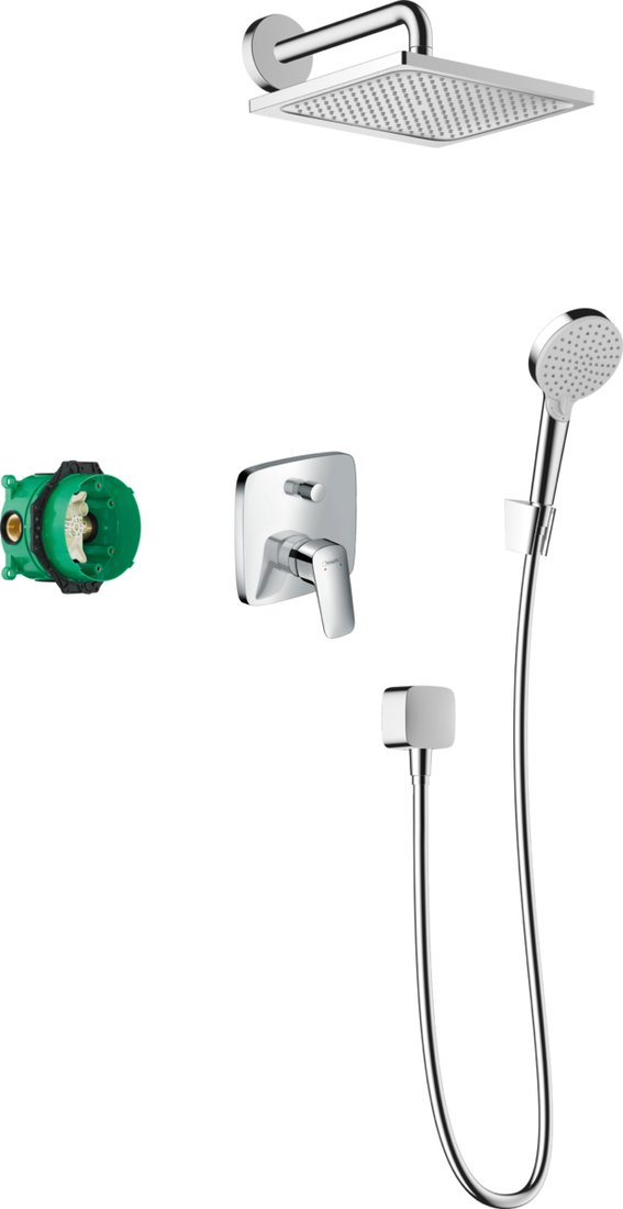 

Душевая система Hansgrohe Crometta E 240 1jet 27957000 (хром)