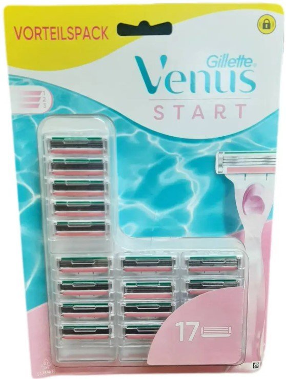 

Сменные кассеты для бритья Gillette Venus Start (17 шт)