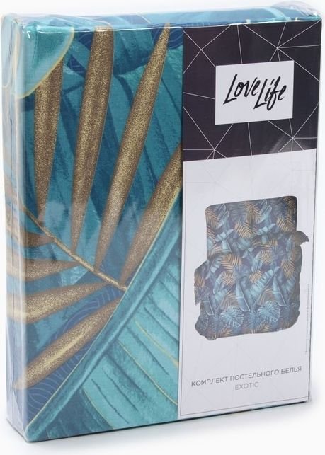 

Постельное белье Love Life Exotic Евро 10404379