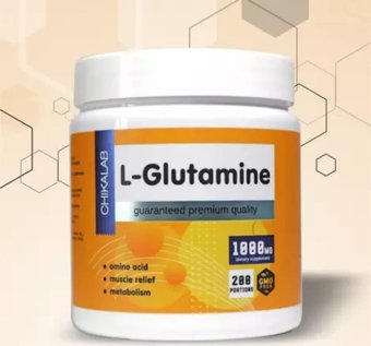 L-глютамин Chikalab L-Glutamine (200 г)