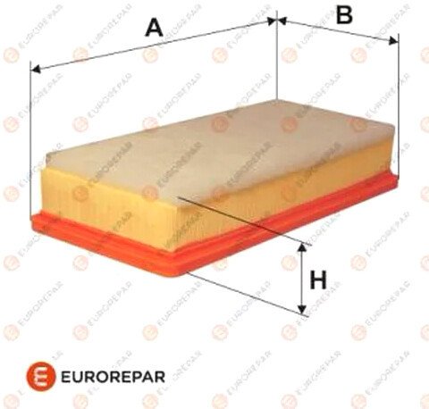 

Воздушный фильтр Eurorepar 1612866680