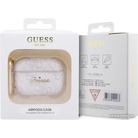 Чехол CG Mobile Guess Leather 4G with Metal Logo для AirPods Pro 2 GUAP24GSMP (розовый)