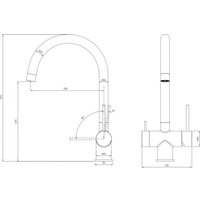 Смеситель Milacio Ultra 554 (золото)