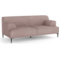 Диван Олмеко Бергамо 2-х местный (велюр, барни какао)