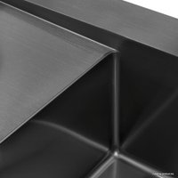 Кухонная мойка ARFEKA AF 650*505 R Black PVD Nano