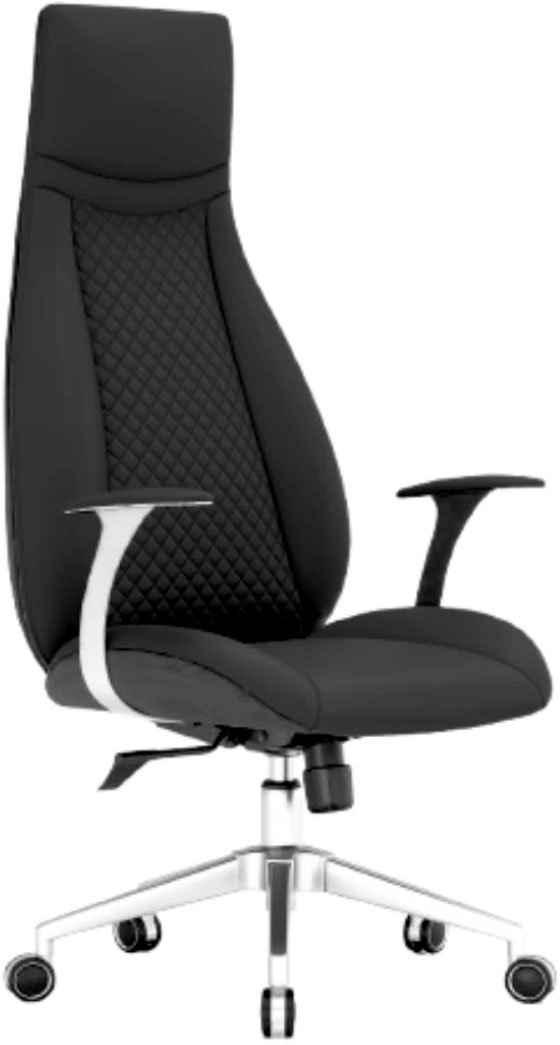 

Офисное кресло SitUp Molly black Chrome (экокожа)