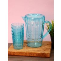 Набор стаканов для воды и напитков ILikeGift Simple set 5797-04-01 (blue)