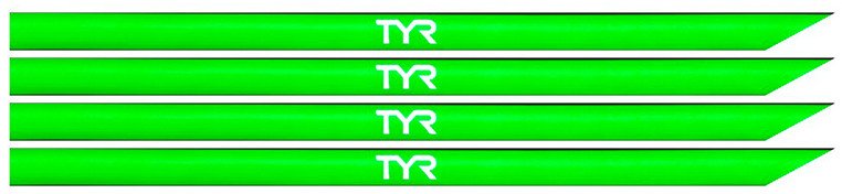 Резинка для лопаток TYR Silicone Replacement Straps LHPSILST/322 (зеленый)