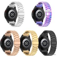 Браслет Rumi Heavy металлический для Samsung Galaxy Watch4/5/6 (20 мм, золотистый)