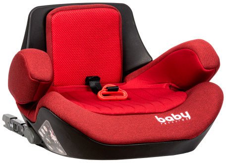 Детское сиденье Baby Prestige GoFix (ткань, красный)