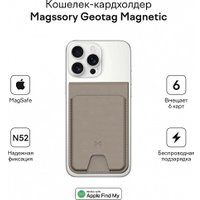 Кредитница Magssory Geotag Magnetic Latte ACL003l