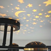 Припотолочная люстра Mirastyle Диод MH-3231/6 BK+FGD