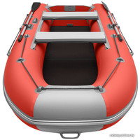 Моторно-гребная лодка Roger Boat Hunter 3000 (без киля, красный/серый)