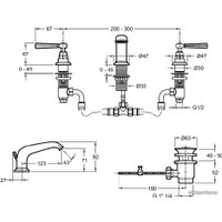 Смеситель Jacob Delafon Cleo E24305-CP