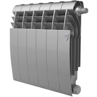 Биметаллический радиатор Royal Thermo BiLiner 350 Silver Satin VR (6 секций)