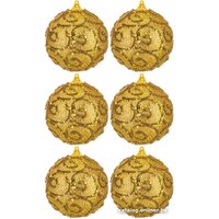 Елочная игрушка Elan Gallery Вензеля 970115 (золото)