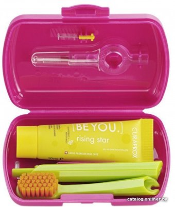 Набор Curaprox Be You Travel Set Red (красный)
