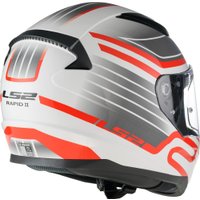 Мотошлем LS2 FF353 Rapid 2 Circuit (XL, белый/красный)
