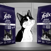 Сухой корм для кошек Felix Двойная вкуснятина с мясом (10 кг)