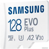 Карта памяти Samsung EVO Plus 2021 microSDXC 128GB (с адаптером)